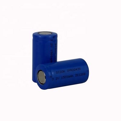 3.2v 1500mAh LiFePO4 Battery Cell 22430 LFP Anode Material 45g for Flashlight Power