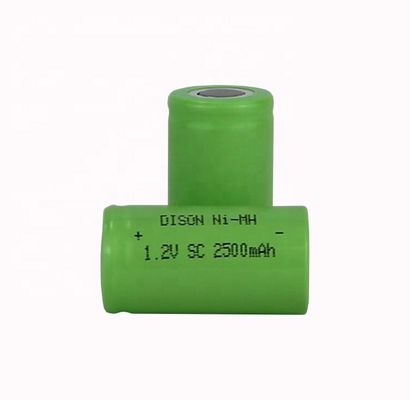 SC Ni-Mh HRH23/43 2.5Ah High Temperature Rechargeable Battery Cells for Communication
