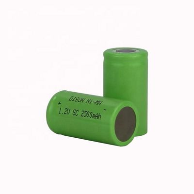 SC Ni-Mh HRH23/43 2.5Ah High Temperature Rechargeable Battery Cells for Communication