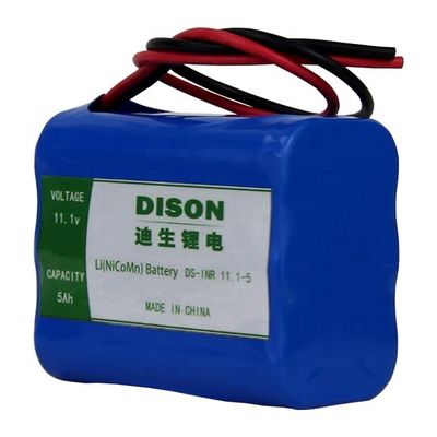 11.1V 5Ah NMC Li Ion Li NiCoMh Battery Pack For Robotics And Vacuum Cleaner
