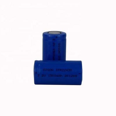3.2v 1500mAh LiFePO4 Battery Cell 22430 LFP Anode Material 45g for Flashlight Power