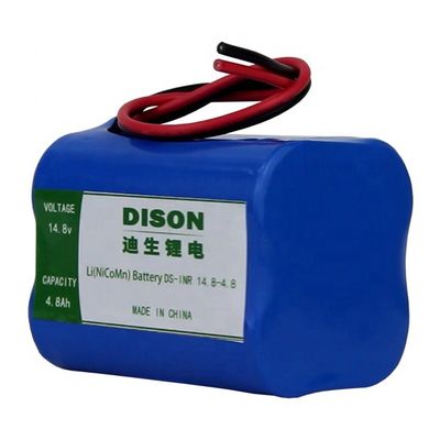 18650 NCM Lithium Ion Li NiCoMh Battery Pack For Robot Cleaner 14.8V 4.8Ah