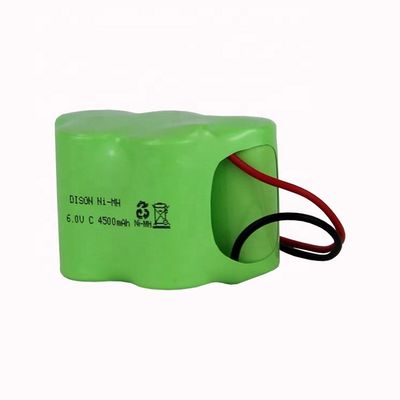 4500mah Capacity NiMh HRH26/51 6v C Rechargeable Battery Pack for Emergency Lighting