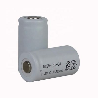 High Temperature NICd C 1.2V 3ah Rechargeable Battery Cells For Emergency Lighting