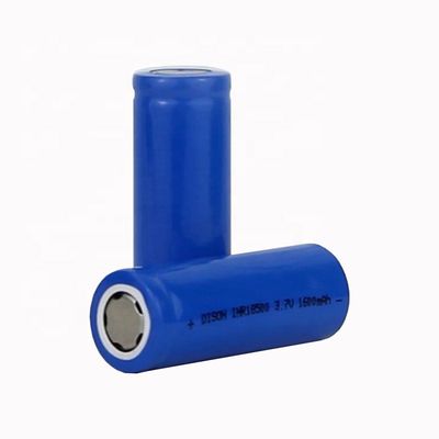 INR18500 3.7V 1.6Ah NMC Lithium Ion Li NiCoMh Battery Cells with self-protection PTC,CID