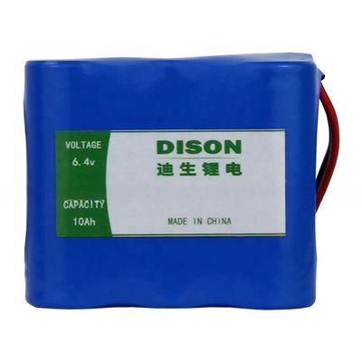 6.4v 10Ah 64Wh LiFePo4 Lithium Ion Phosphate Battery Pack For Solar Energy Storage