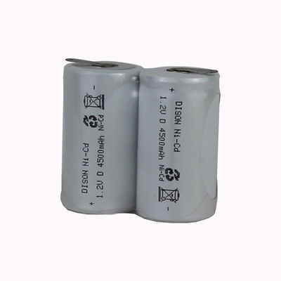 High Low Temperature Ni Cd Rechargeable Battery D KRH33/62 2.4V 3.6ah